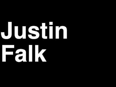 How to Pronounce Justin Falk Minnesota Wild NHL Hockey Player Runforthecube