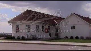 Barry's Grill & Pub Menu Launches New Menu