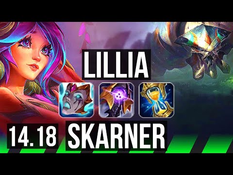 LILLIA vs SKARNER (JGL) | 69% winrate, 8/3/12, Dominating | EUW Master | 14.18