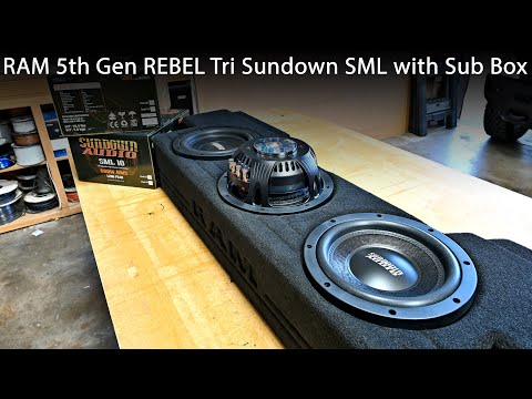 RAM 5th Gen REBEL Tri Sundown SML with Sub Box