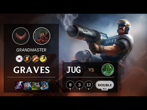 Graves Jungle vs Zac - KR Grandmaster Patch 12.4