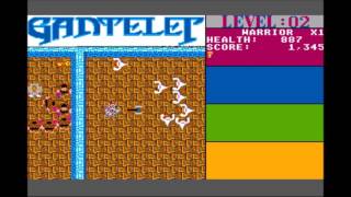 Gantelet II (Warrior gameplay) for the TRS-80 CoCo