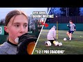 LILLY’S AFTER SCHOOL FOOTBALL ROUTINE! *TRAINING WITH A PRO*