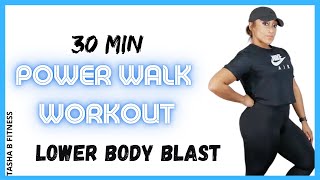 2 Mile Fast Walking Lower Body Blast | Burn up to 500 calories at Home