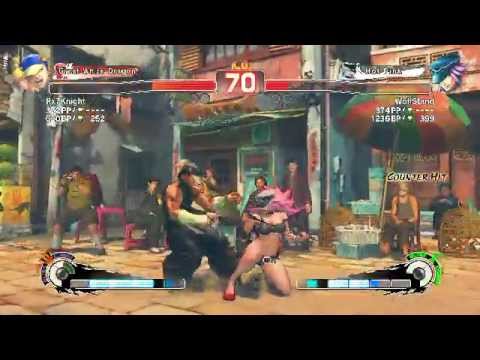Rx7Knight(Yun) Vs Poison(WolfStand) USFIV Rank Matches  #2
