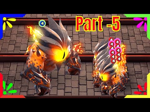 Castle Crush Biggest Fire Elemental Vs Maximum Power Fire Elemental | Castle Crush