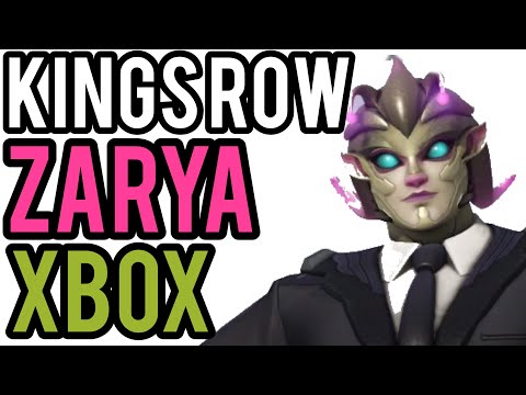 (XBOX) KINGS ROW DOMINATION W/ ZARYA | Zarya Gameplay