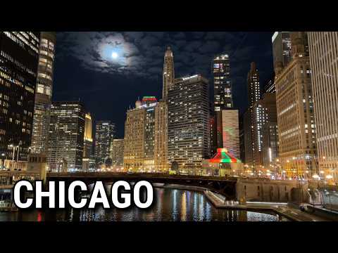 Strolling In Chicago 🥶 Cold Winter Downtown Walking Tour On Friday | January 2, 2024 | 4K 60fps