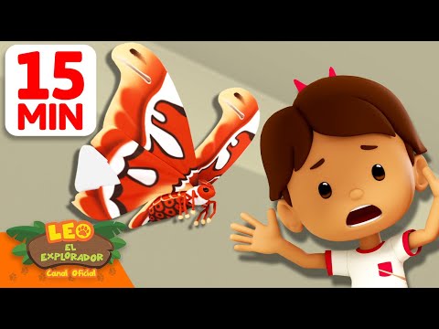 ¡HAY UNA POLILLA GIGANTE EN MI CASA! 🦋😱 | 15 Min | Leo, El Explorador | Animación