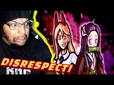 Power vs Nezuko (Chainsaw Man vs Demon Slayer) - RAP BATTLE! - ft. Chi-chi & Azia / DB Reaction