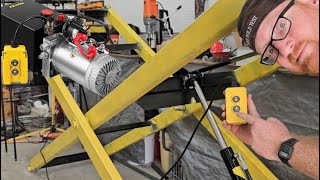 Cheap Amazon Vevor 12v Hydraulic Pump Installed on our Custom Lift!!  Lets see how it works!