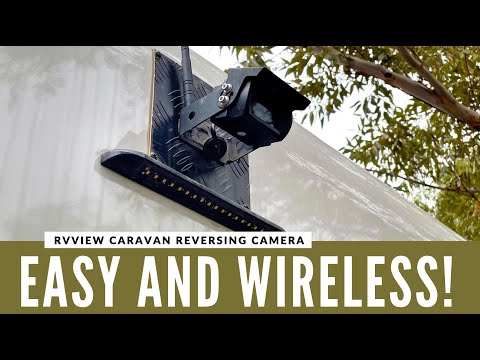 WIRELESS CARAVAN REVERSING CAMERA! RVview in action!