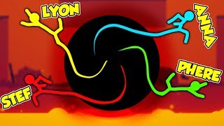 IL BUCO NERO DISTRUGGE TUTTO!! - Stick Fight w/ Anna Stef e Phere