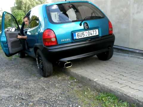 Opel Corsa 1.4 44kw with new exhaust