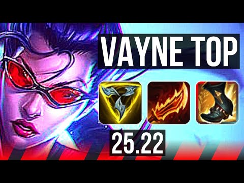 VAYNE vs RENEKTON (TOP) | Quadra, 52k DMG, Legendary | NA Master | 25.22