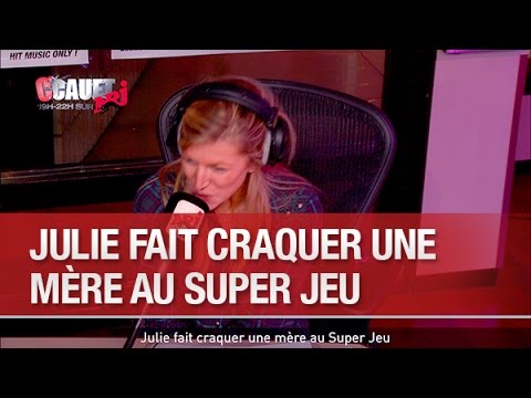 Julie melts a mother's heart on the Super Game - C'Cauet on NRJ