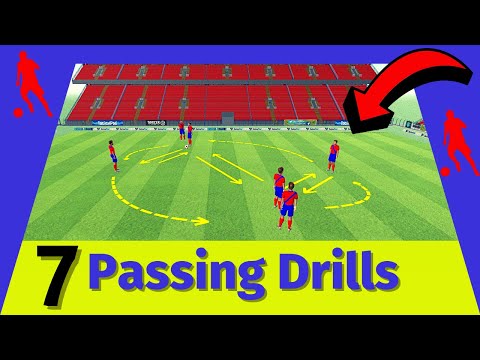 🎯Passing Combination Drills Soccer / 7 Passing Drills (2021)