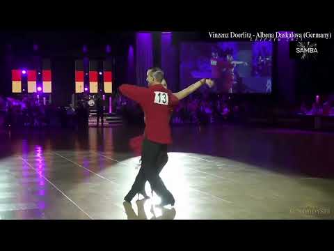 Unleashed Power: Vinzenz & Albena's Dynamic Samba Solo (WDSF Leipzig 2025 Final)