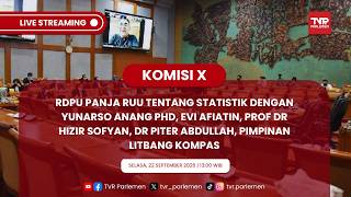 KOMISI X DPR RI - RAPAT DENGAR PENDAPAT UMUM PANJA RUU TENTANG STATISTIK