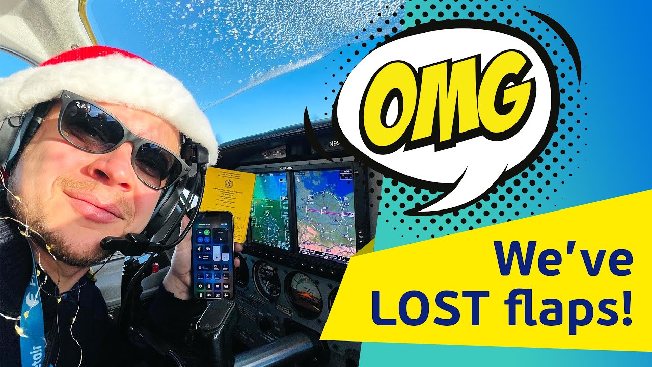 We’ve LOST wing flaps on a flight with a Piper Navajo. Ukraine – Netherlands for Christmas 2021.
