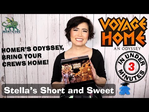 Voyage Home: An Odyssey Board Game - Stella's Short and Sweet. A Kickstarter Preview