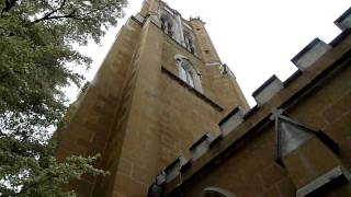 Bell Ringing of the church bells at St Davids Cathedral, Hobart, Australia