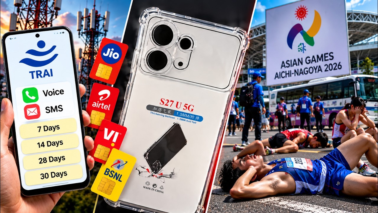 TRAI’s New Recharge Rules, S27 Ultra Leak, Asian Games Trouble