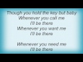 Regina Belle - I'll Be Around Lyrics
