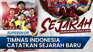 Timnas Indonesia Catat Sejarah di Piala Asia 2024! Besutan Shin Tae-yong Terbaik Sepanjang Sejarah