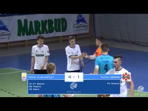 FC Kartuzy - Futsal Oborniki / Skrót / 1 Polska Liga Futsalu [18.03.2018]
