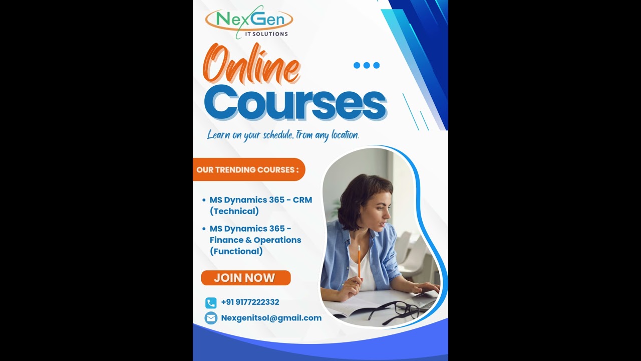 🎯 Kickstart Your Career with Microsoft Dynamics 365 Training @ Nexgen IT Solutions!