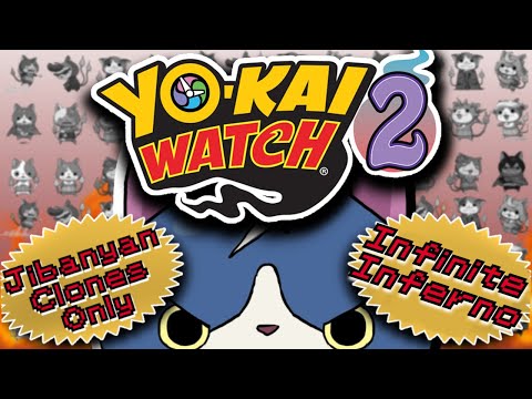 Can You Beat Yo-Kai Watch 2's Infinite Inferno With Only Jibanyan Clones!?