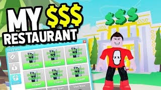 GLOBAL MARKET UPDATE in Roblox My Restaurant... I Made BILLIONS From SELLING ITEMS
