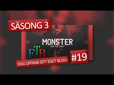DualDGaming spelar FTB - Monster Modpack - S03 E19 - Blood Magic! DDG offrar sitt eget blod.
