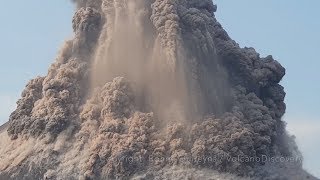 Как выглядит извержение вулкана - видео онлайн