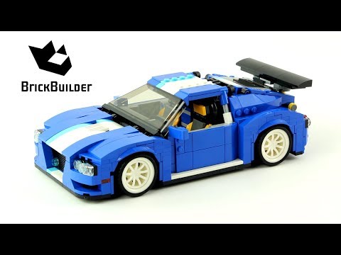 Vidéo LEGO Creator 31070 : Le bolide bleu