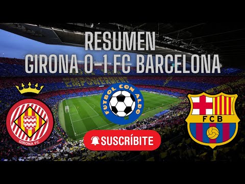 RESUMEN GIRONA 0-1 FC BARCELONA JORNADA 19 LIGA SANTANDER 2022-2023. TEMA DEMBELE Y PEDRI.