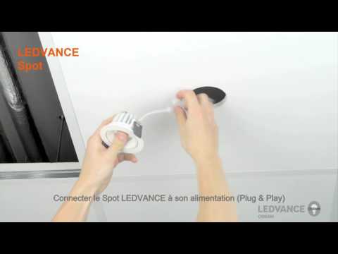 Spot LED orientable 8 W - 3000 K - gradable Ledvance