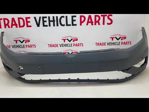 Fits VW Golf Mk7 2017- 2020 Front Bumper Primed With PDC No Washer Holes video