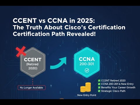 CCENT vs. CCNA in 2025: The Truth About Cisco's Certification Path Revealed!