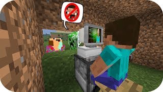 NOOB HACKEA MINECRAFT NOOB USANDO HACK MINECRAFT TROLL + ROLEPLAY