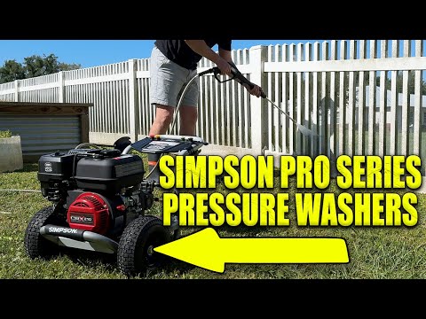 Simpson Pressure Washer Review | Three NEW Pro Series Models!