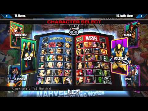 UMVC3 Losers Final TA Moons vs EG Justin Wong - East Coast Throwdown