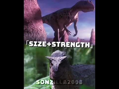 Allosaurus vs Carnotaurus  #shorts #planetdinosaur #prehistoricplanet #fypシ゚