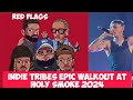 Indie Tribes Epic Entrance At Holy Smoke 2024 With RED FLAGS From Indie 500