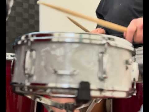 Slingerland Student model 6-lug WMP snare 1960s - White Marine Pearl image 8