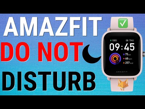 How To Use Do Not Disturb On Amazfit Watches