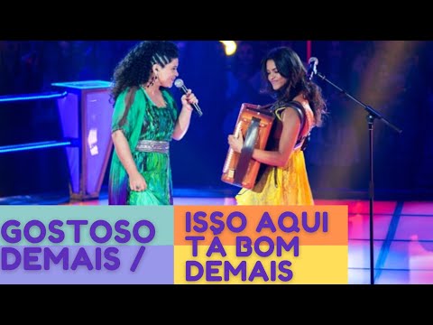 Lucy Alves vs Khrystal - Gostoso Demais / Isso Aqui Tá Bom Demais - (Batalhas) The Voice Brasil 2013