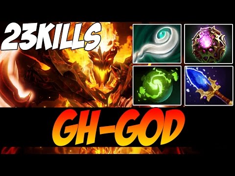 GH-GOD Plays Shadow Fiend WITH 23 KILLS - 8000 MMR - Vol 7 - Dota 2