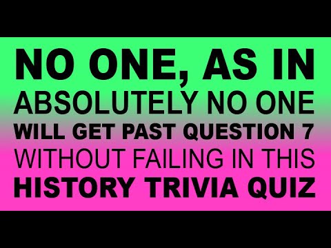 Ultimate History and Pop Culture Quiz Challenge: Test Your Knowledge!